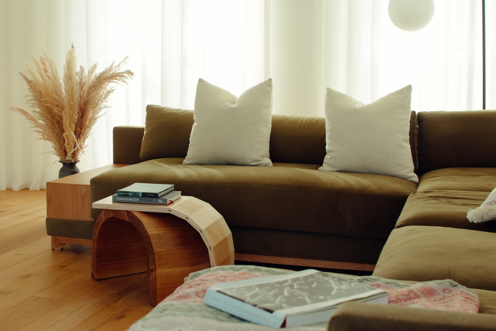 A cosy living space with rented furniture